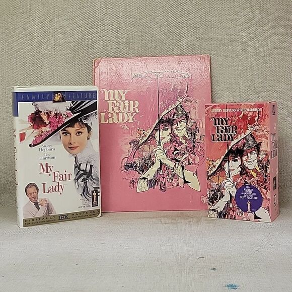 Vintage 1964 "My Fair Lady" WB Hardcover Book - Original plus vhs movies - Picture 1 of 12